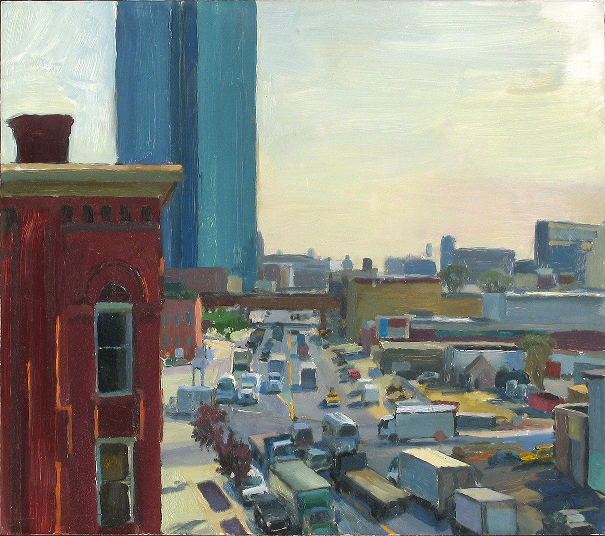  MORNING TRAFFIC oil on panel 14 x 16” 2001 (sold) 