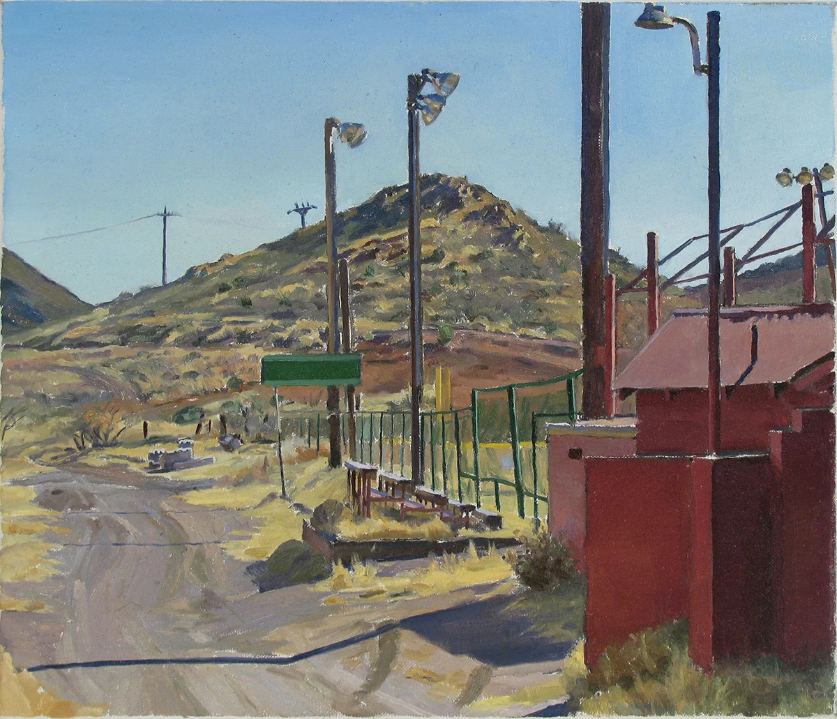 EDDIE KING FIELD oil on linen 12 x 14” 2011 (sold)