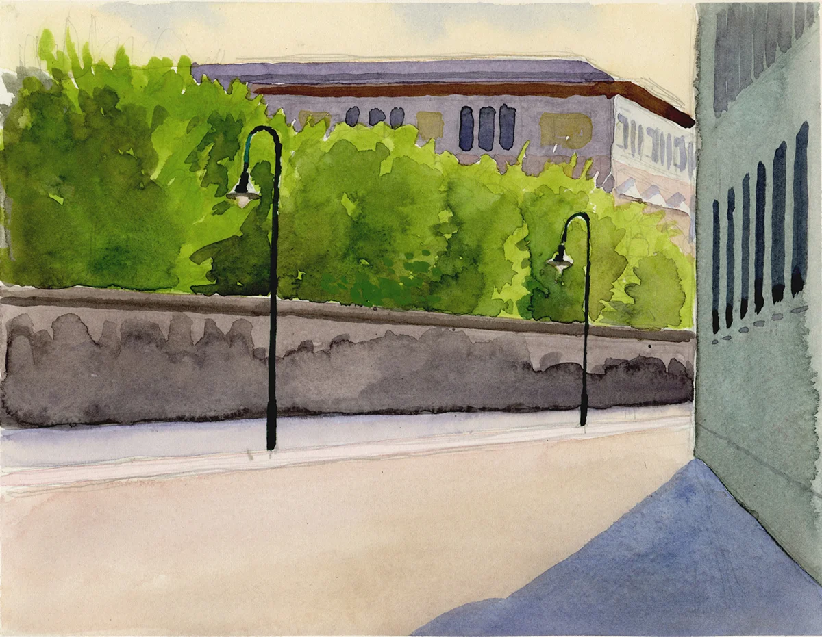 BERLIN watercolor 9 x 12” 2005