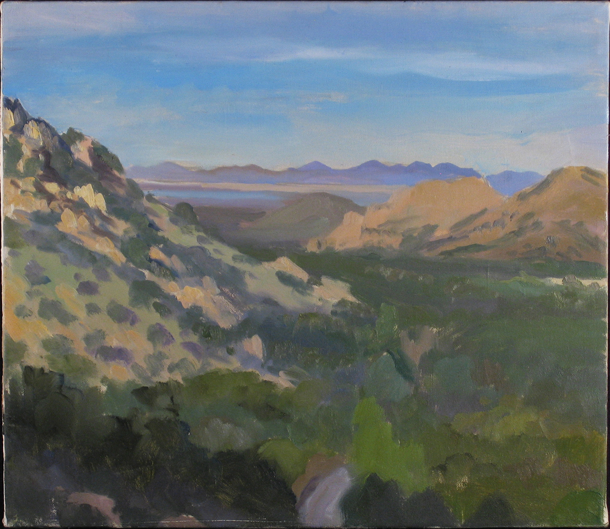  COCHISES STRONGHOLD oil on canvas 14 x 16” 2003 