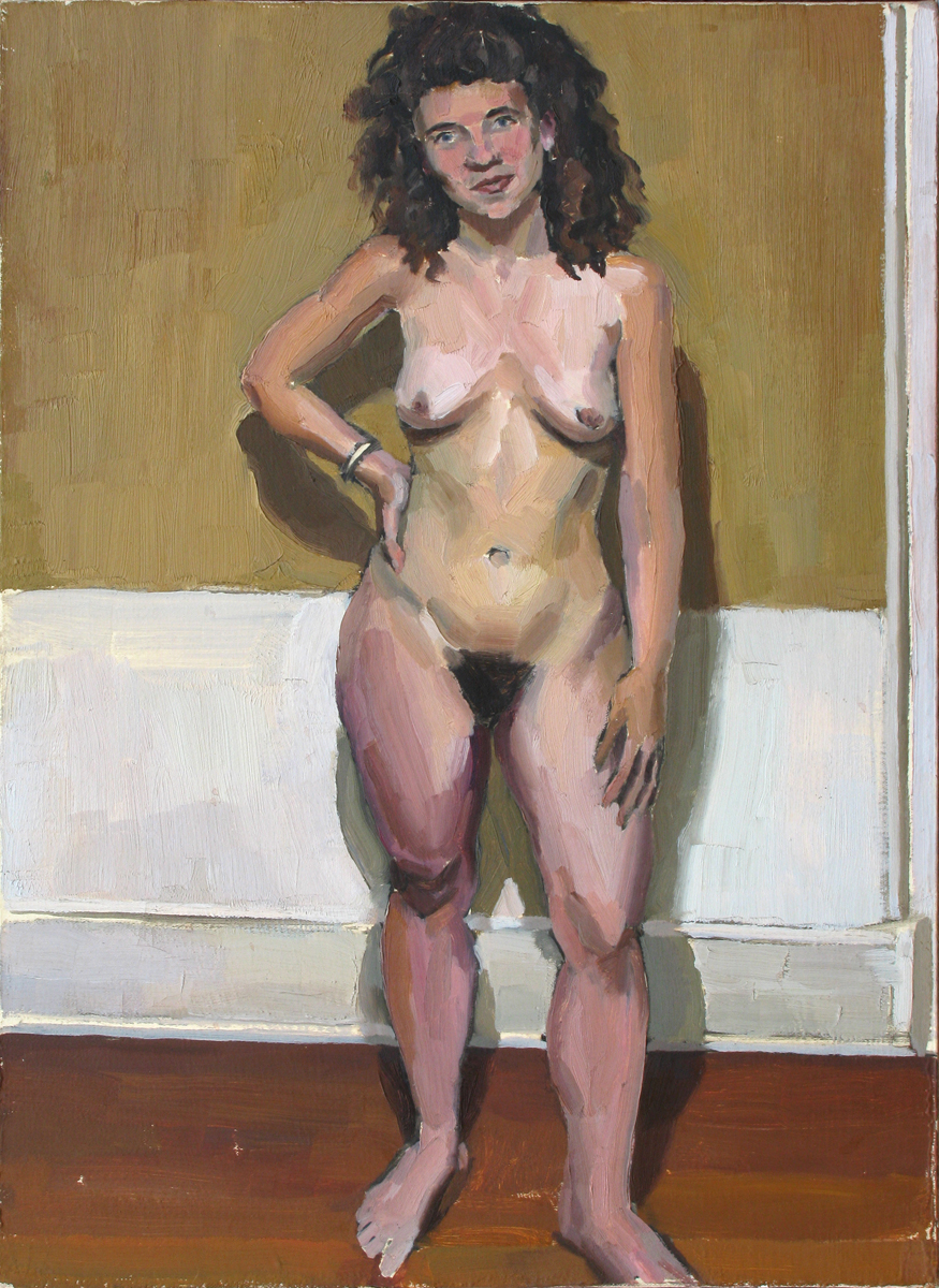  NAKED WOMAN oil on canvas 20 x 16”&nbsp;1988     