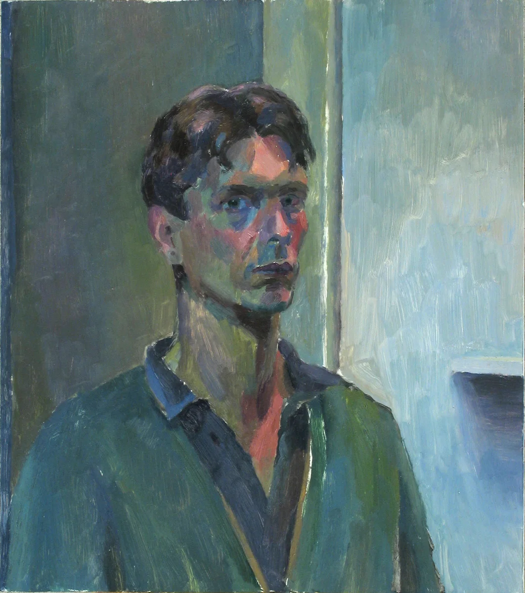 GREEN SELF oil on panel 16 x 14” 2002