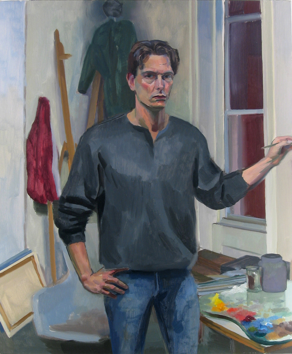  NIGHT SELF&nbsp;oil on linen&nbsp;48 x 40”&nbsp;2001 