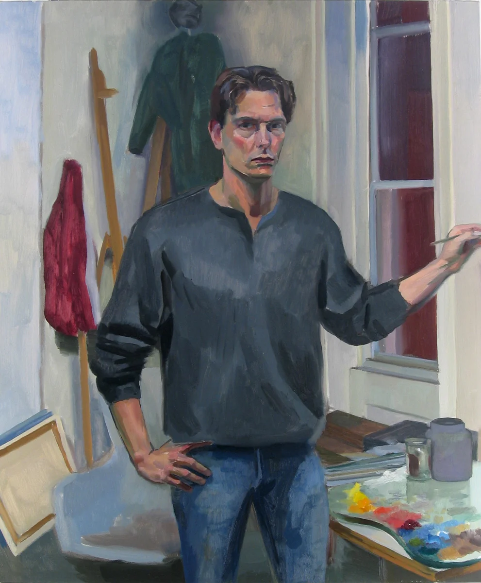 NIGHT SELF oil on linen 48 x 40” 2001