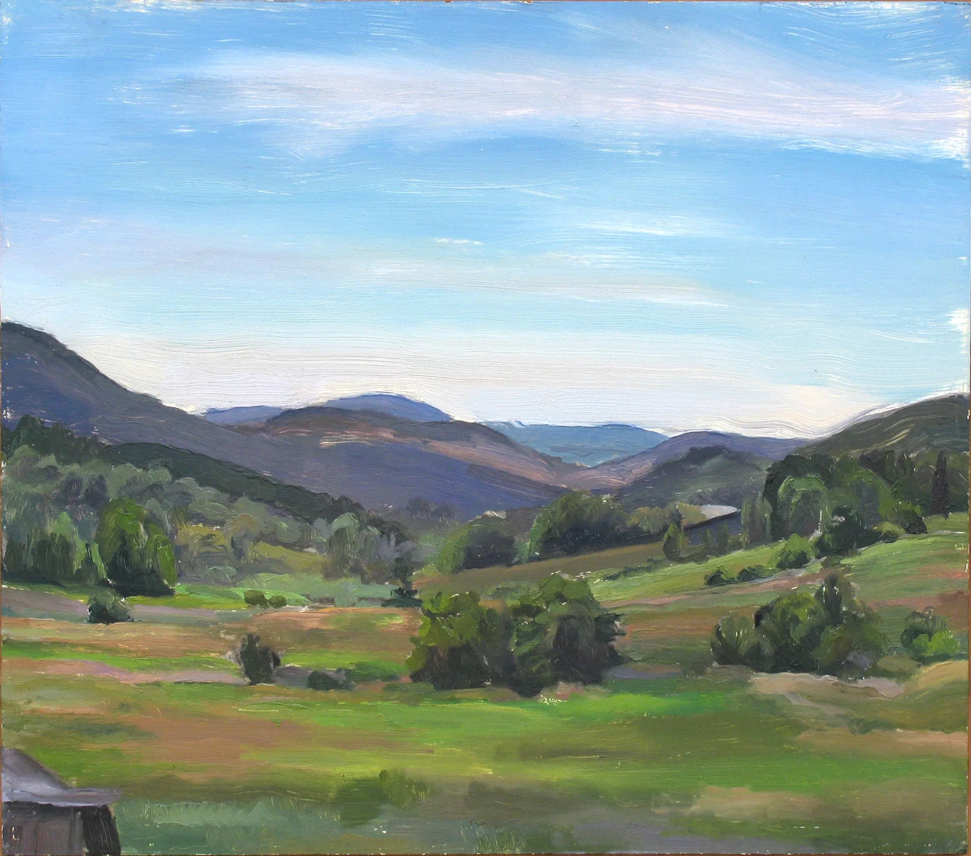 VALLEY oil on panel 14 x 16” 2000