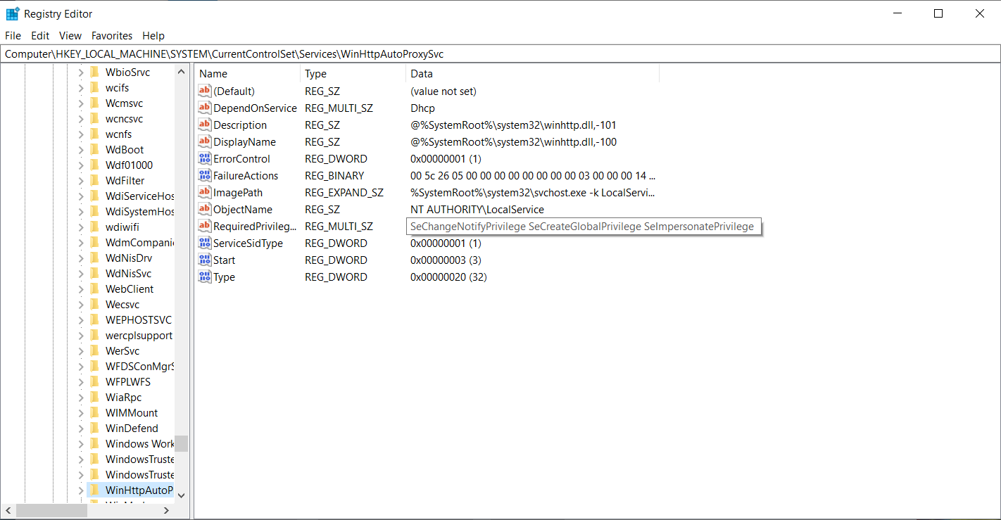 Figure 16. Deleting Registry settings is always fun, as you get to see a scary warning box.