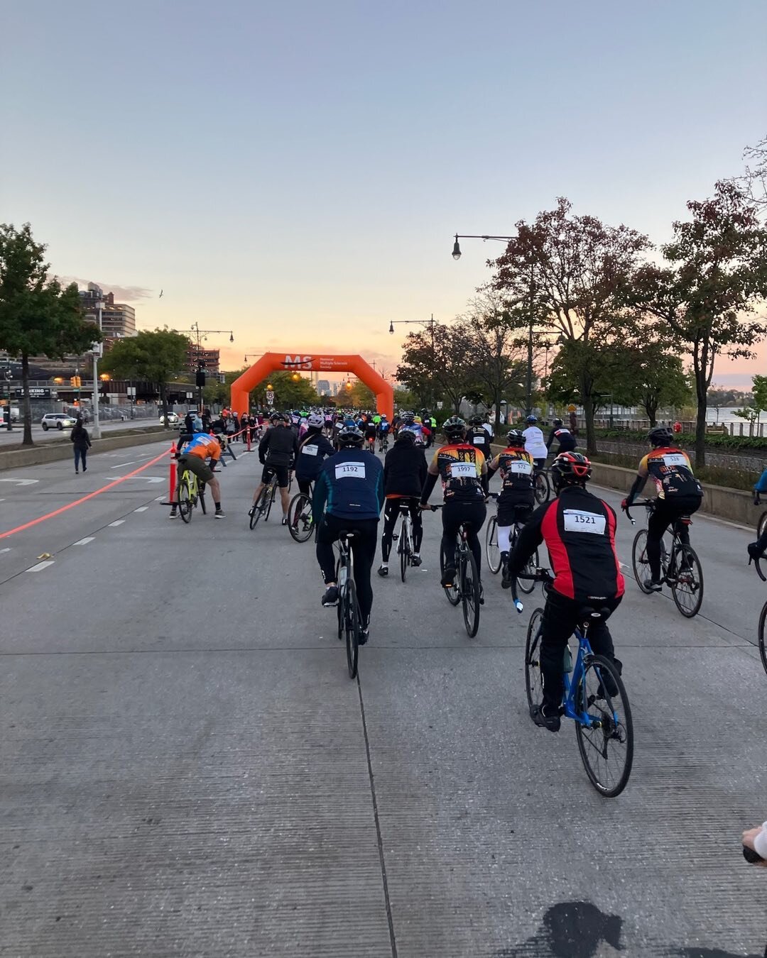 It was great (and a bit exhausting at times) biking in the 50 mile @bike_ms event this past weekend in honor of my Dad. #NYC #bikems @mssociety