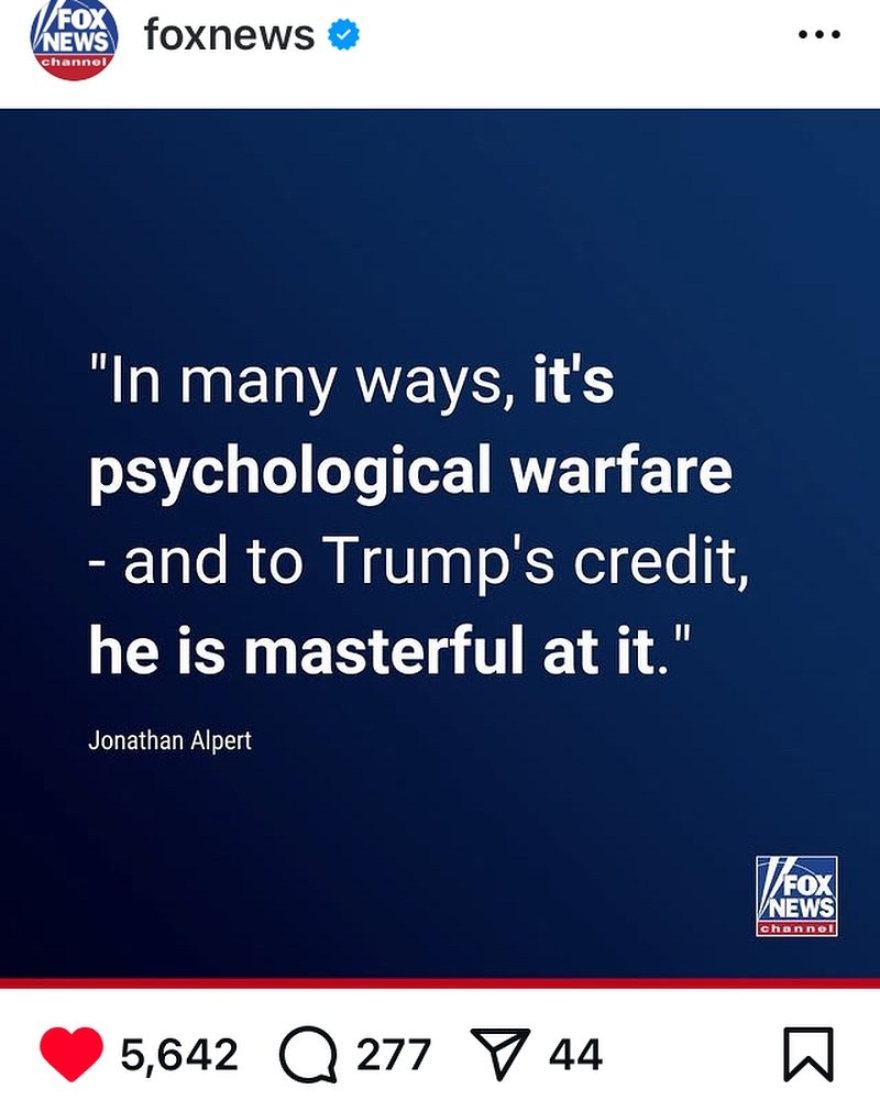 I kinda like this @foxnews quote. 😊