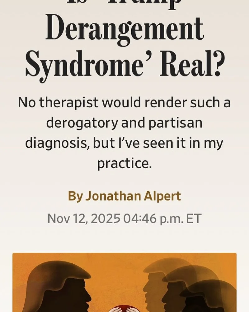 My latest Wall Street Journal piece. What do you think, is Trump Derangement Syndrome real?