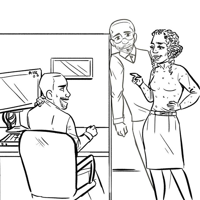 The lost (Cincinnati) art of the Storyboard! For your next video, ask for one to ensure you get the shots you want. #System Thanks @batdogillustrations #IAC
