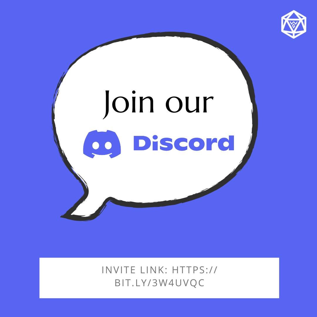 Did you know you can find up-to-date information on meetups on our Discord? Looking for a group to play a game? Drop a line and get together! Join our Discord! https://bit.ly/3W4uvqC