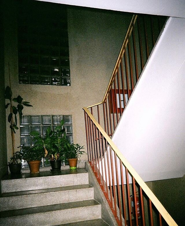love the stairwells of the block of flats where we lived in sarajevo when i was a kid 💕 can&rsquo;t wait to go back soon