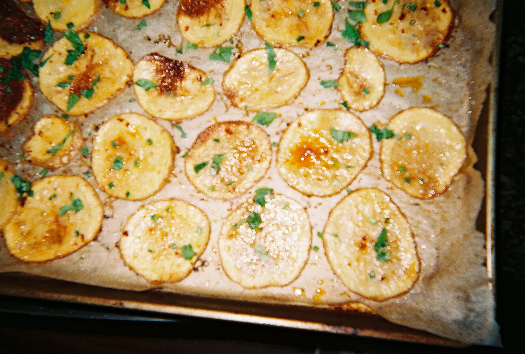 Crispy Vinegared Potatoes with Dried Chile by Alison Roman