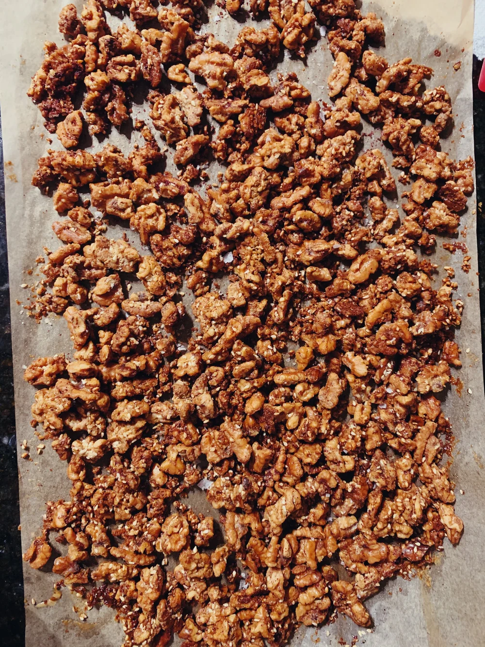 Slightly Sticky Walnuts with Sesame and Sumac by Alison Roman — Annie ...