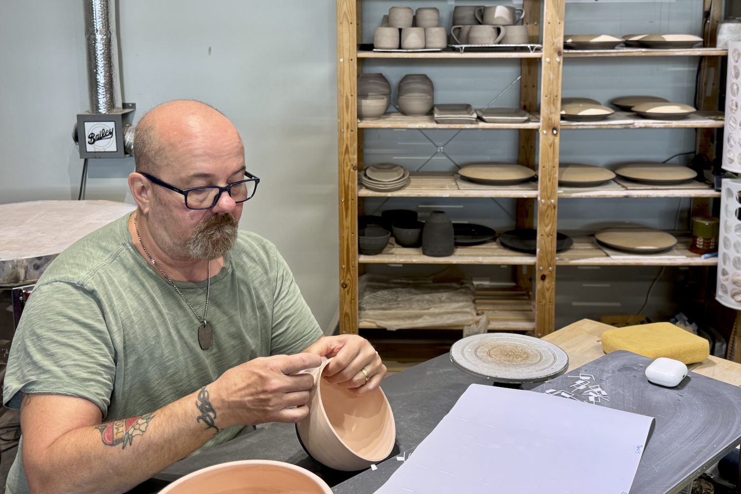 It’s like watching clay dry