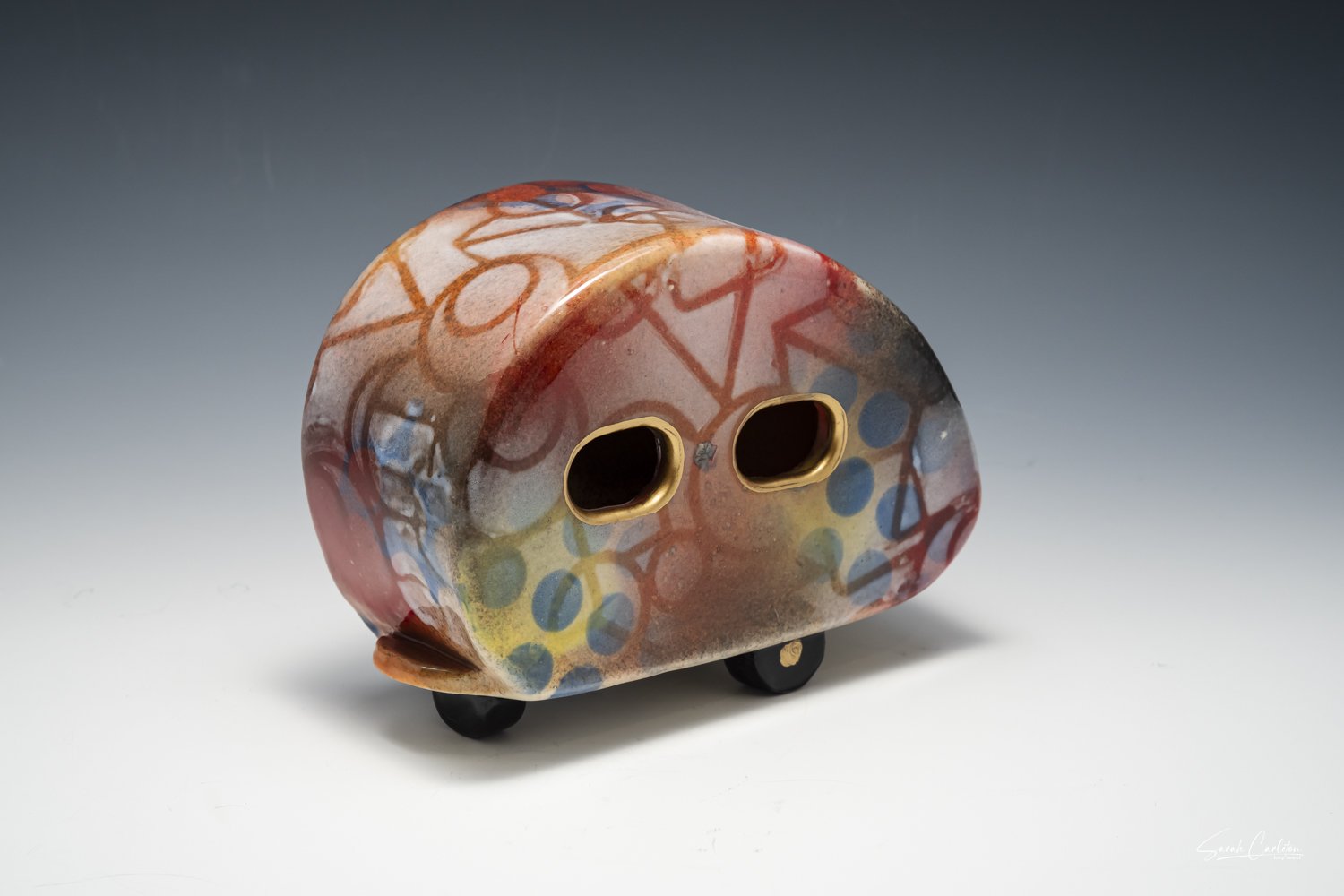 Ceramic camper.