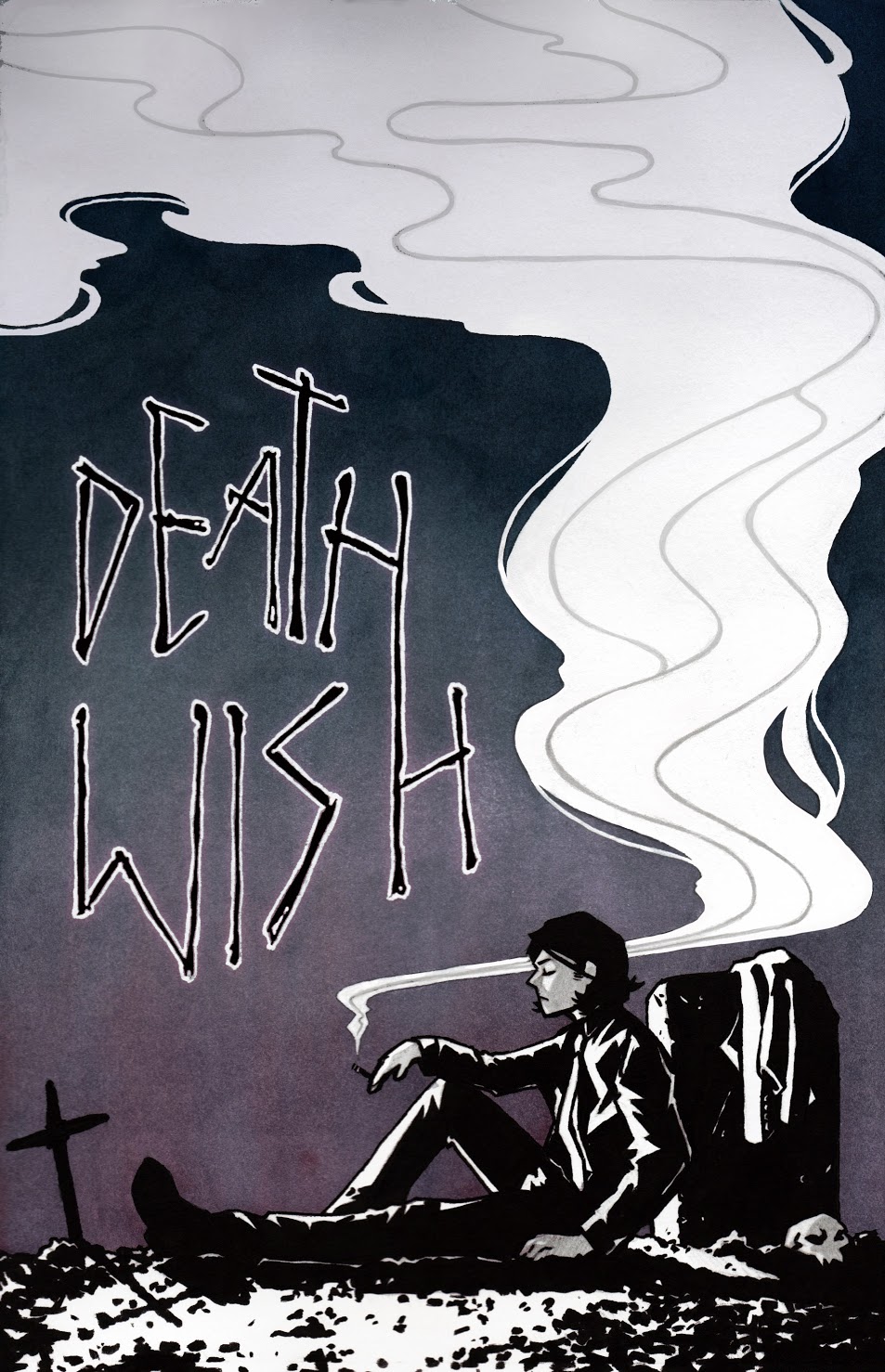 An unused cover that Lisa drew.