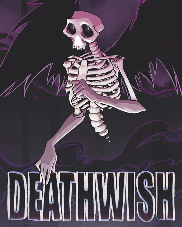 A poster of intern fallen angel Ross. Drawn by Lisa.