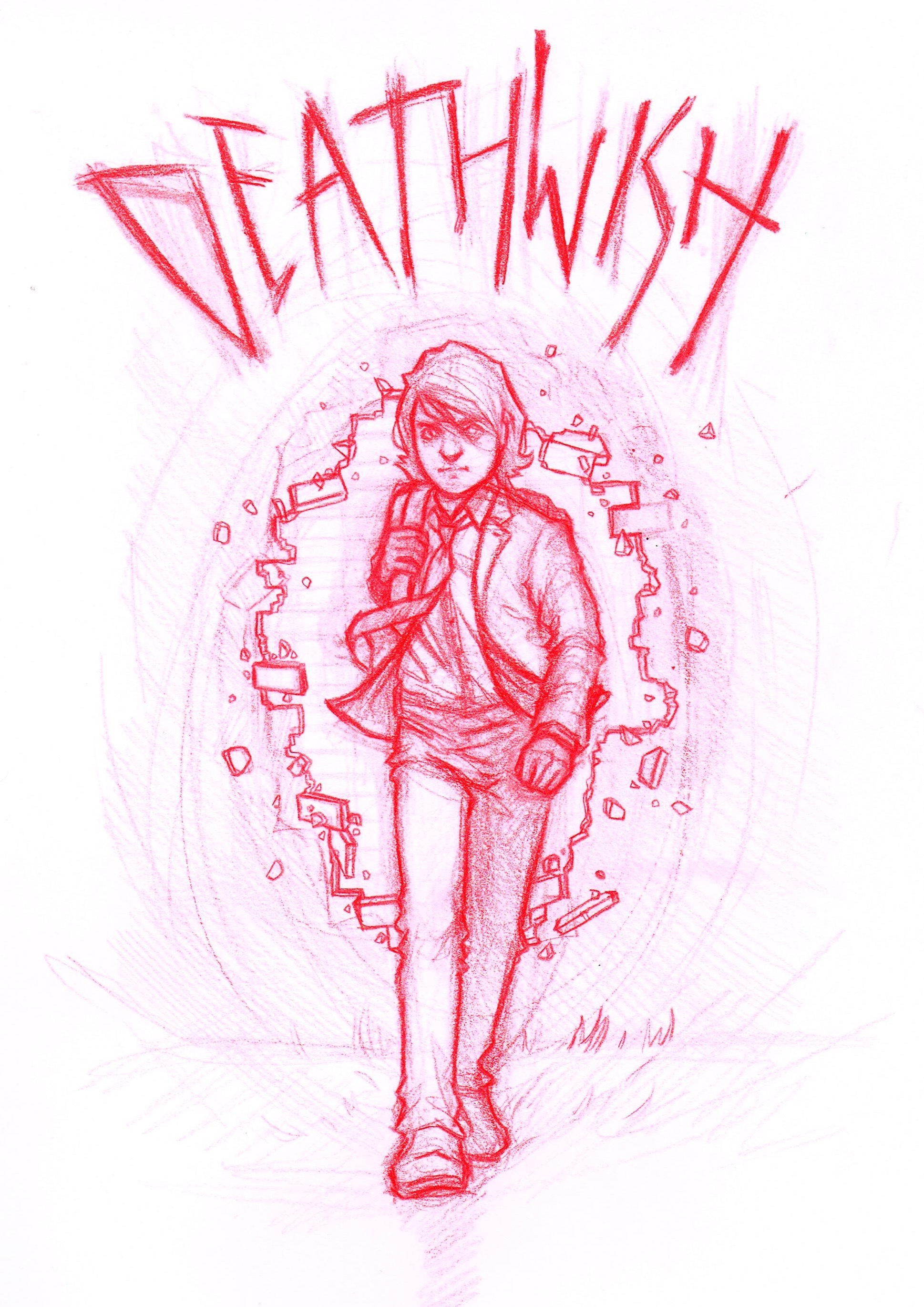 Lisa’s idea for an issue two cover, though we didn’t really know what issue two would be about at the time.