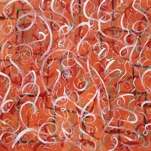 Tropical Dreams 48” x 50” acrylic on canvas