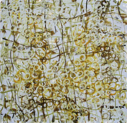 Tangle 60” x 60” acrylic on canvas