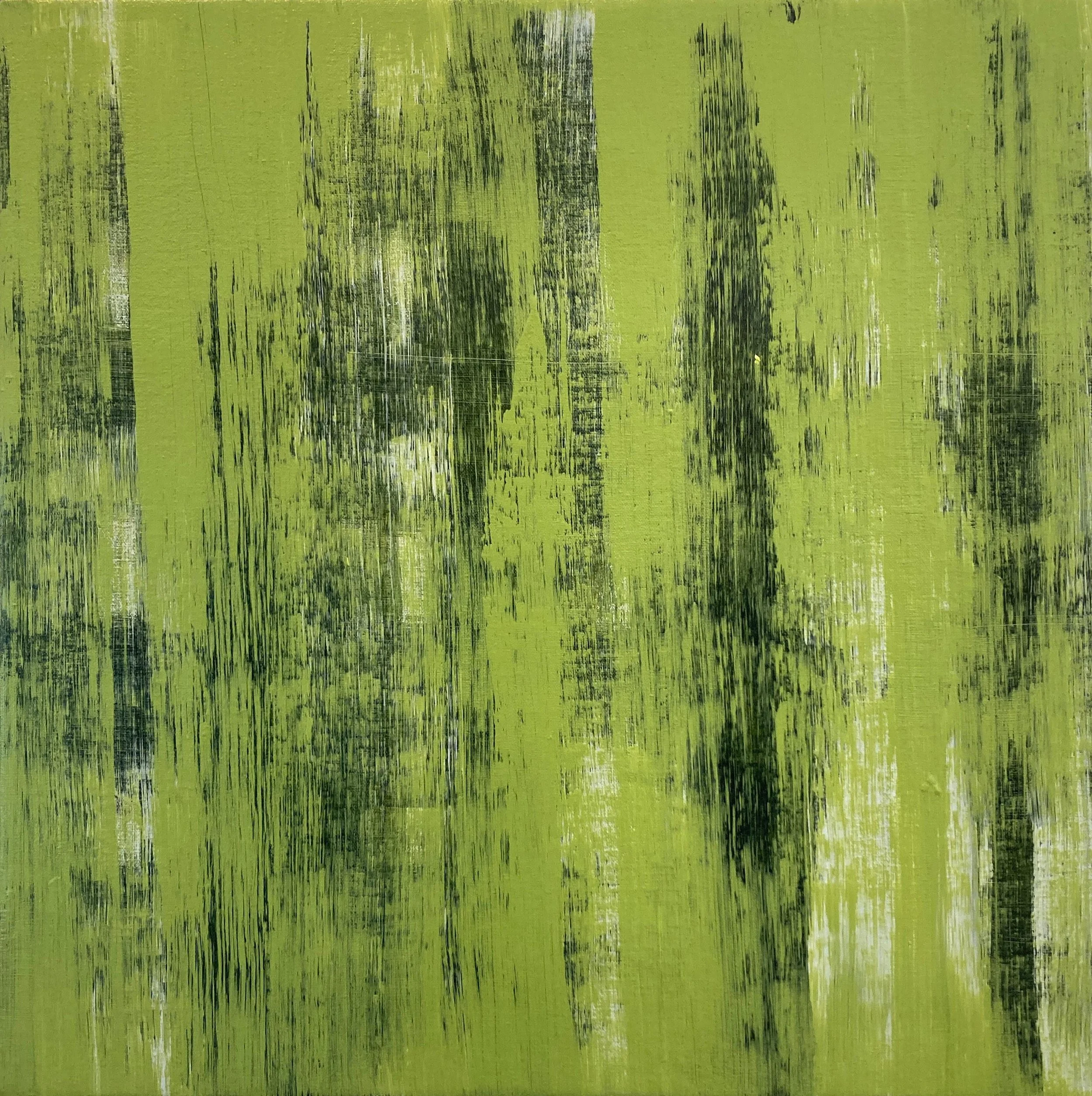  Overgrown, 19.5in x 19.5in, acrylic on canvas 