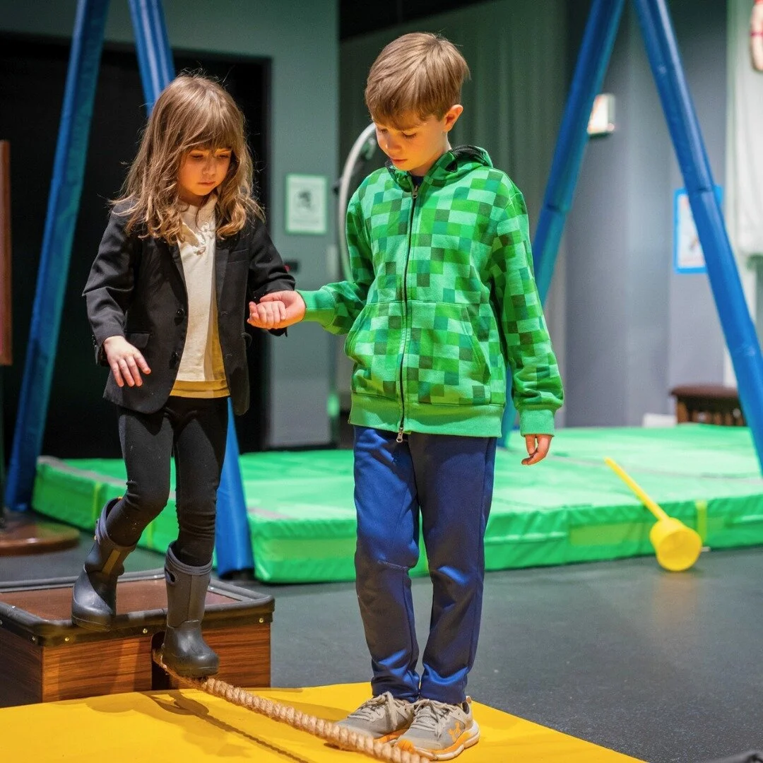 This week, put your best foot forward on the tightrope in our new exhibit, #Circusville! 🎪 Experience the thrills of play under the big top; keep your balance on the high wire, conquer the spinning ring, and dare to try something new! It's a week fo