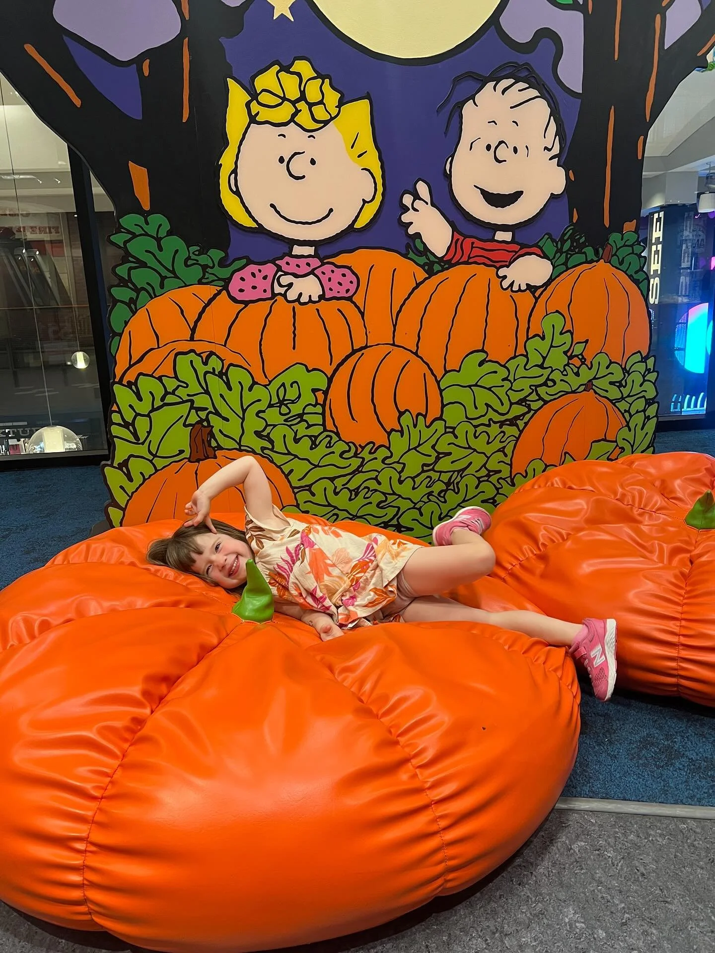 It&rsquo;s the Great Pumpkin! 🎃 
Since 1959, the Great Pumpkin has been a staple in Peanuts and for people of all ages during Halloween. Hop into the pumpkin patch with Linus and Sally when you visit Take Care with Peanuts. https://www.ccm.org/take-