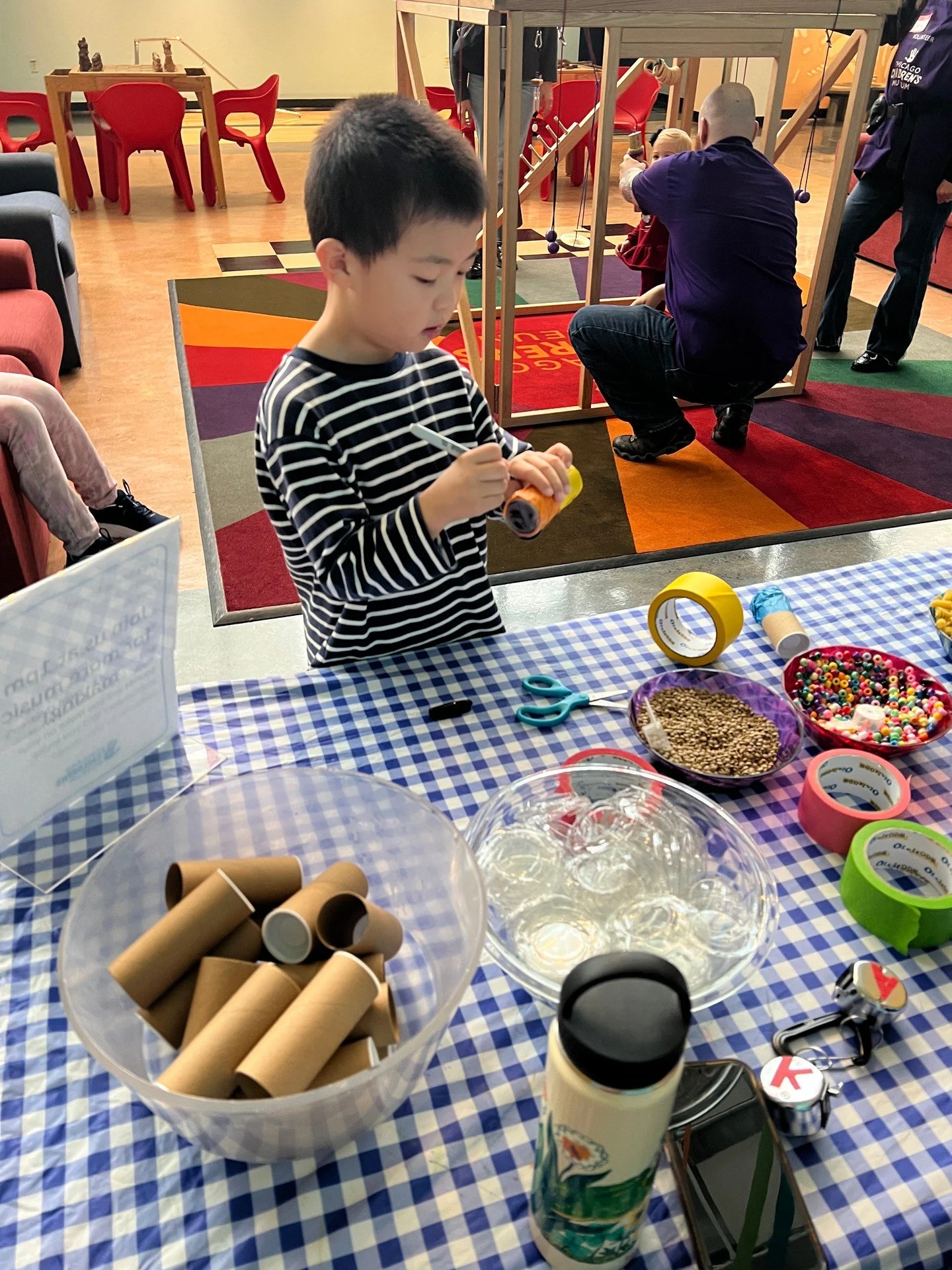 Drum🥁 up some musical fun with us! From rainmakers and symbols to chains and velcro strips, visit now through Nov. 29 to explore different sounds and make your own musical instrument. 🎶 https://www.ccm.org/thanksgiving-week-of-play 

Don't forget, 