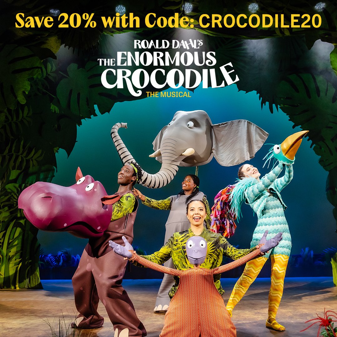 Don&rsquo;t miss an in-croc-dible storytime featuring &ldquo;The Enormous Crocodile&rdquo; 🐊 performed The Roald Dahl Story Company in the museum tomorrow, Feb. 6, at 11 am. The performance includes a reading from the story by a member of the play&r