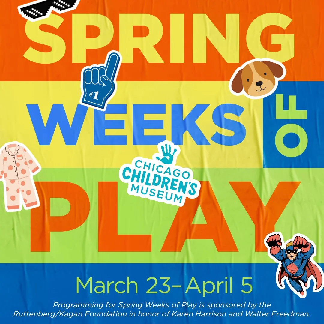 Starting to make plans for Spring Break? Include a trip to the museum during Spring Weeks of Play March 23-April 5. We have all sorts of fun activities planned and themed days including monochrome day, wacky hair day, and pajama day. https://www.ccm.