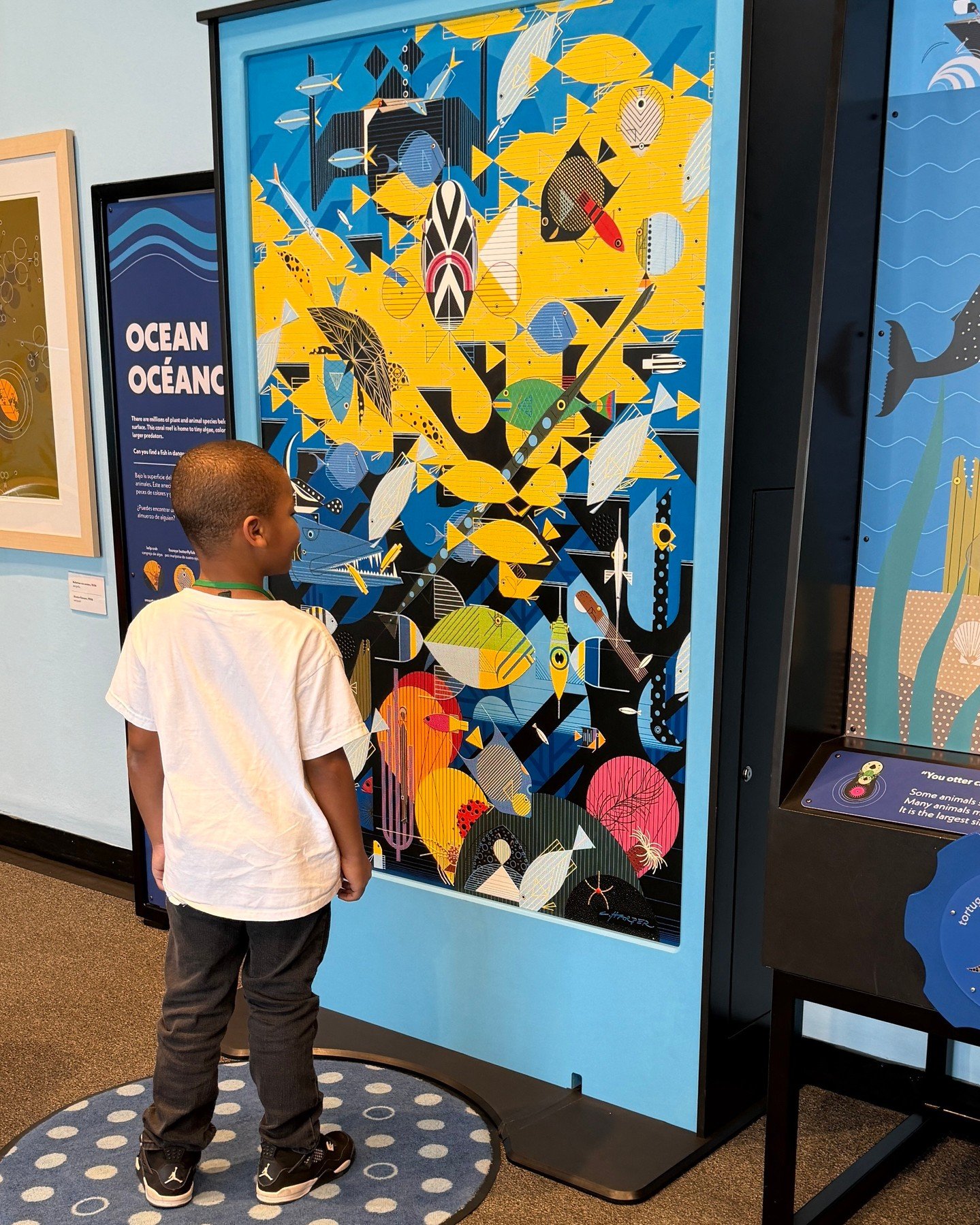 &ldquo;It&rsquo;s like Finding Nemo!&rdquo; This visitor had so much fun listening to the sounds of the ocean in I AM WILD. Come experience it for yourself before the exhibit closes on May 10. https://www.ccm.org/i-am-wild
