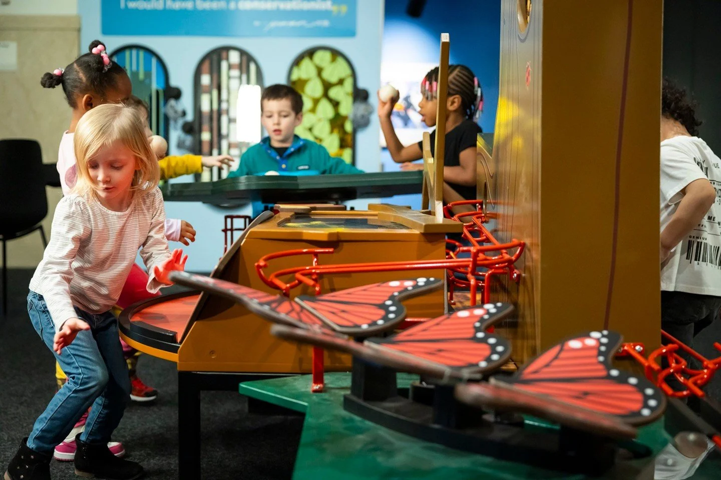 Don&rsquo;t forget, tomorrow is a Kids FREE Day! 
Wrap your weekend up with a day of play. Explore nature in I AM WILD: A Charley Harper Exhibit, climb to the top of Cloud Buster, create artwork with stamps in the Art Studio, and more during your vis