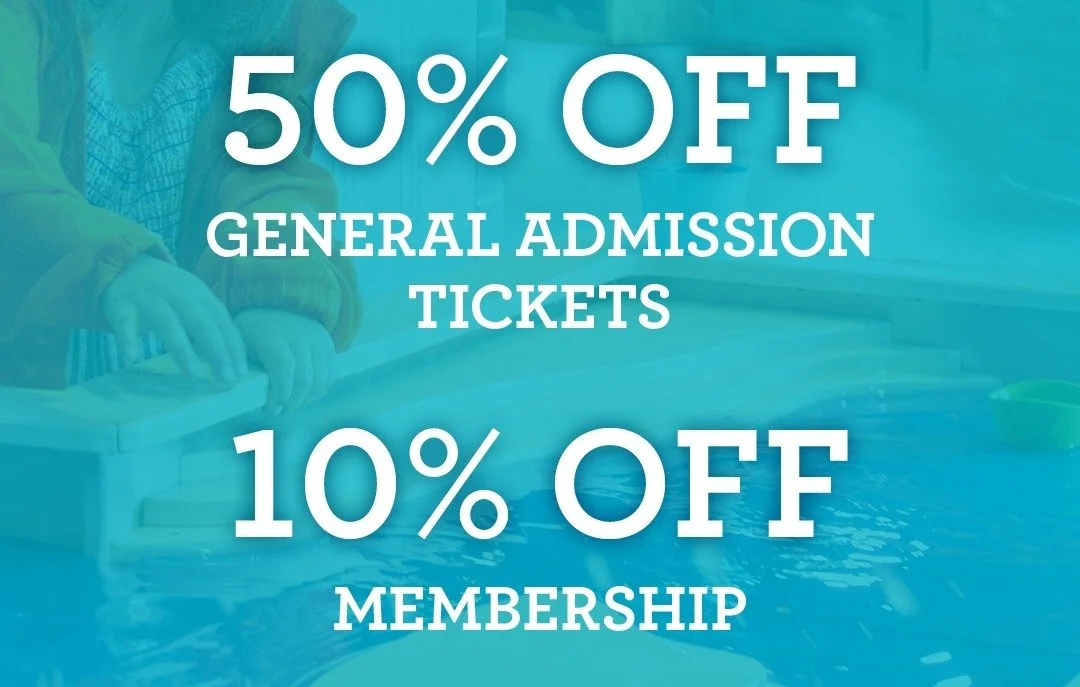 Spend tomorrow, July 22, with Chicago Children's Museum and enjoy 50% off all general admission tickets. Plus, memberships purchased at the museum will be 10%. Get your tickets online or in person tomorrow. https://loom.ly/obEvq2o

*This discount doe