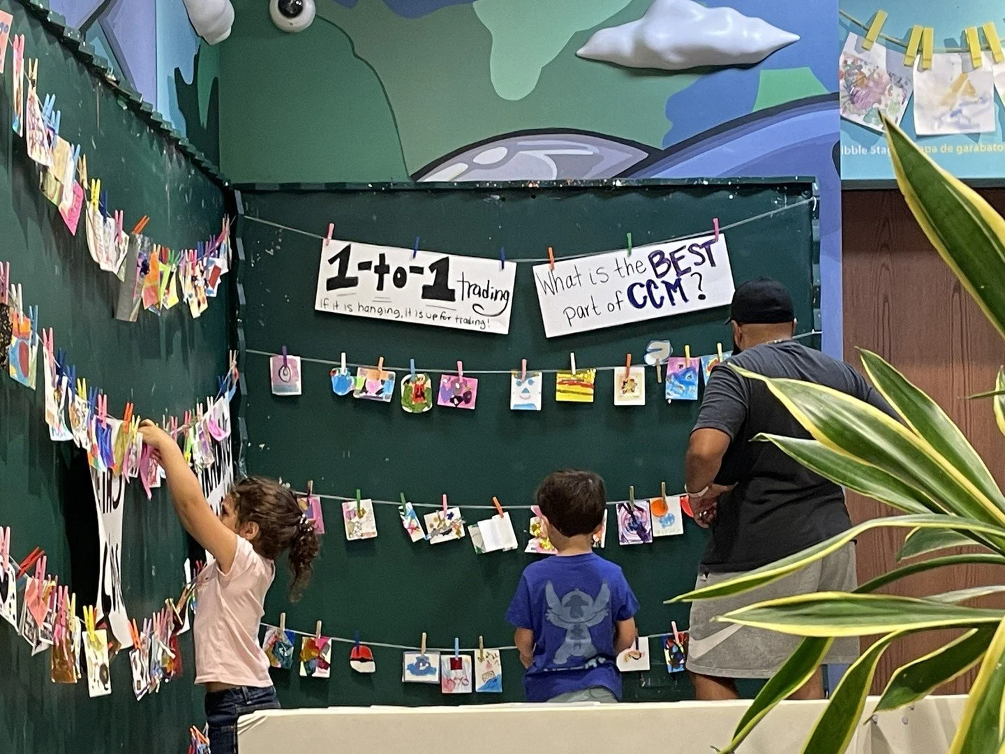 What's your favorite part of the museum? Make a trading card to show us your favorite spot and all it's stats using paper, markers, and other fun materials in the Art Studio.