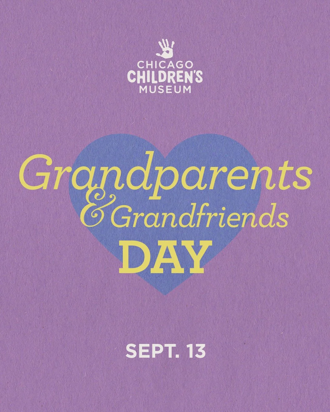 Calling all grandparents, grandfriends, and grandkids! Celebrate how great you are together! Join us on Sept. 13 for Grandparents + Grandfriends Day where you can create a shared portrait, write notes of appreciation to each other, and explore our St