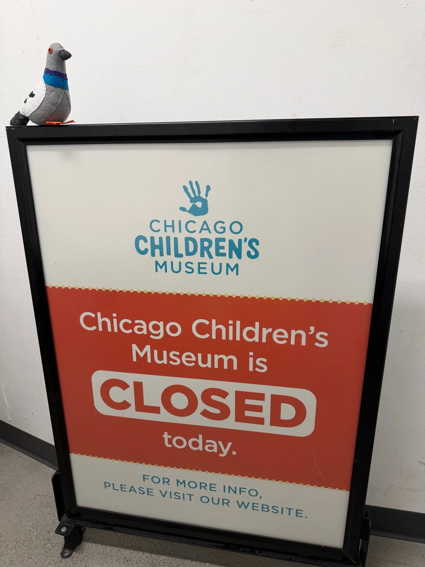 Earl just wanted to remind you that the museum is closed today, Sept. 8, through Sept. 11. We can't wait to welcome you back into the museum this Saturday, Sept. 12. https://www.ccm.org/hours-tickets-and-faq