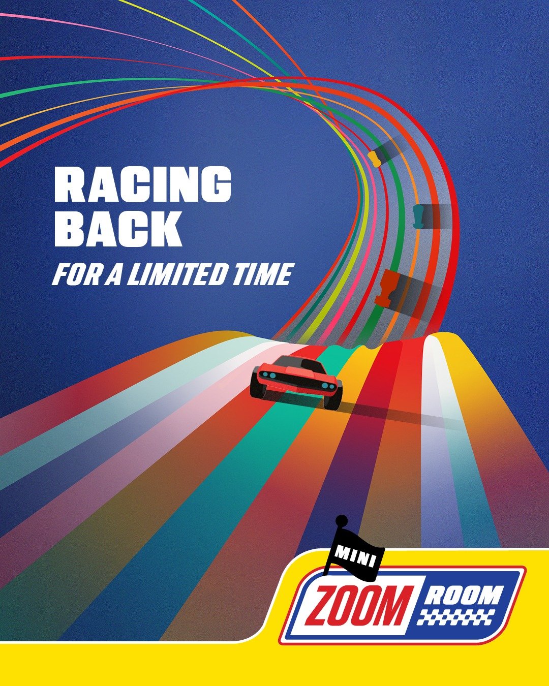 Buckle up! Mini Zoom Room is opening at the end of the month. 🏎️

Using die cast cars and custom-made tracks, children will get a crash course in racing, and a souped-up understanding of the physics behind things that go vrrrroooom. This mini versio
