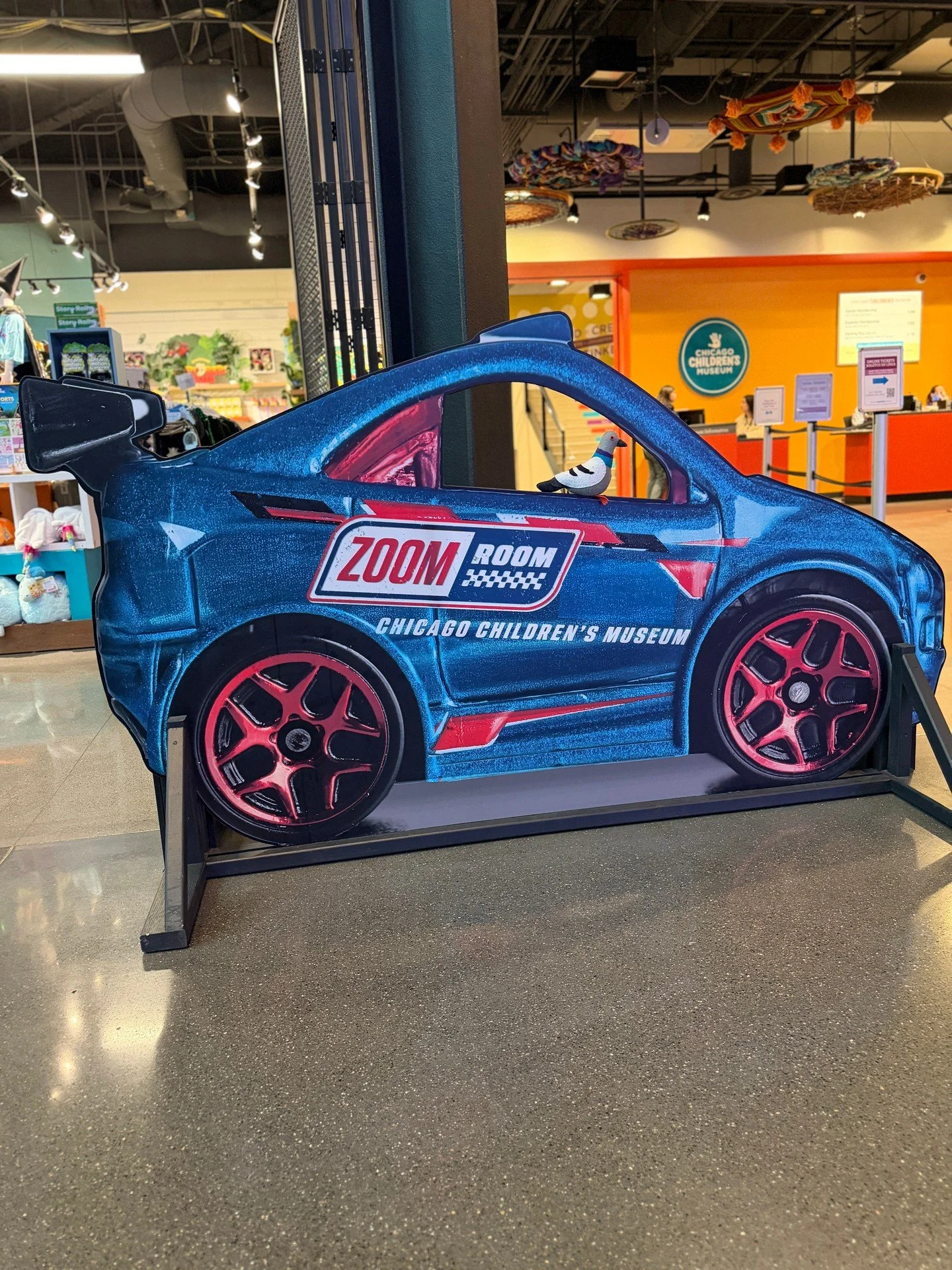 Vroom vroom 🏎️Mini Zoom Room is open for a limited time!

Earl raced into the Great Hall to see the mini version of the beloved Zoom Room exhibit. Using die cast cars and custom-made tracks, children will get a crash course in racing, and a souped-u