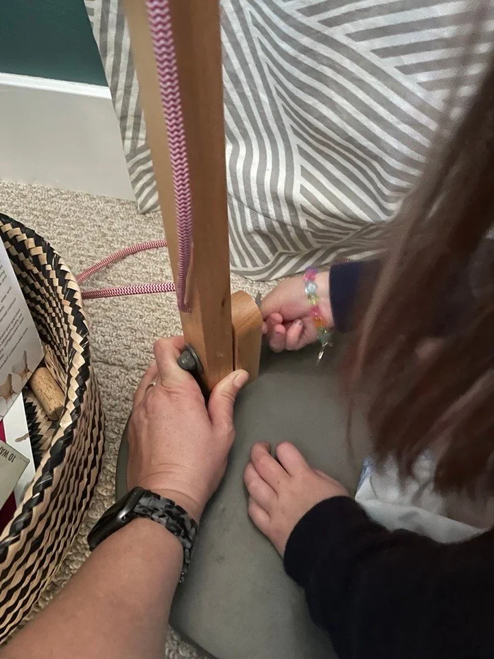 "We can fix it because we've done this before at the children's museum"
That's what one CCM colleague's child said over the weekend after curiosity got the better of her and she unscrewed the wing nut on the base of a living room lamp. Of c