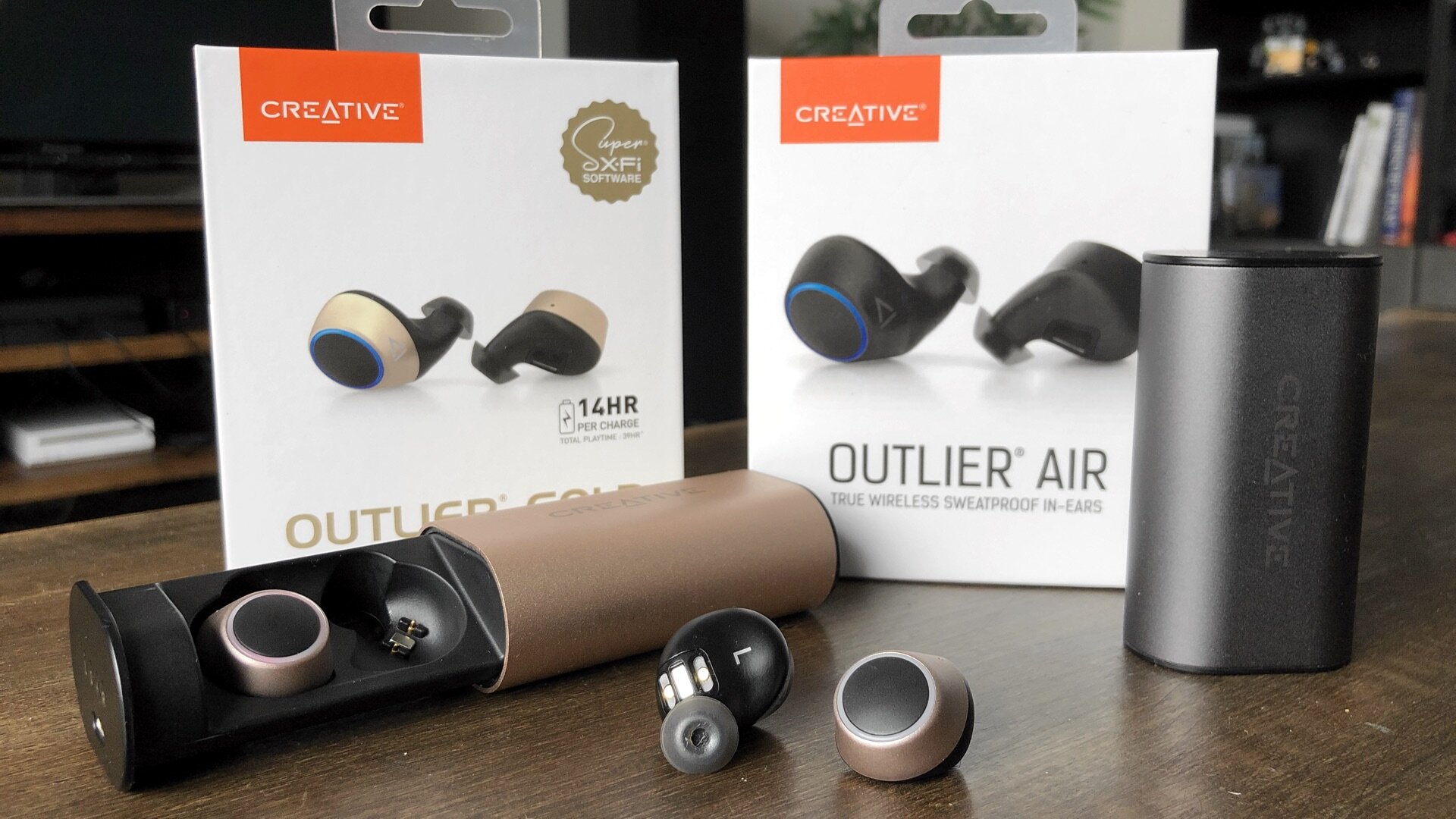 Creative Outlier Air True Wireless Sweatproof In-ear Headphones with  30-Hour Battery Life - Creative Labs (United States)