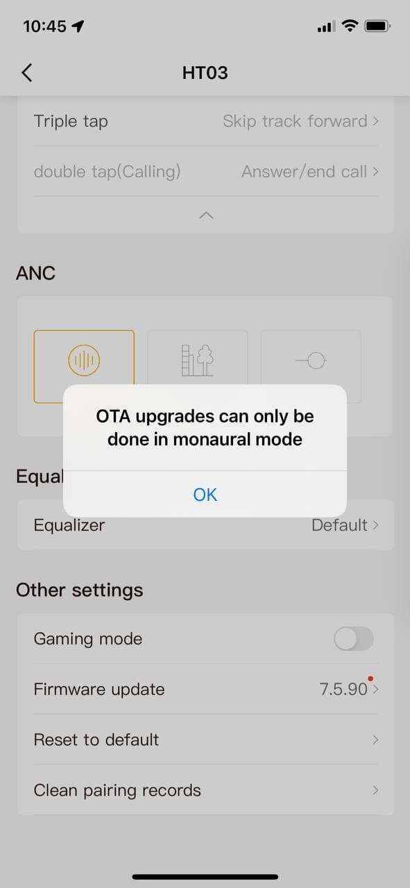 QCY HT03 app firmware update fail monaural mode.jpg