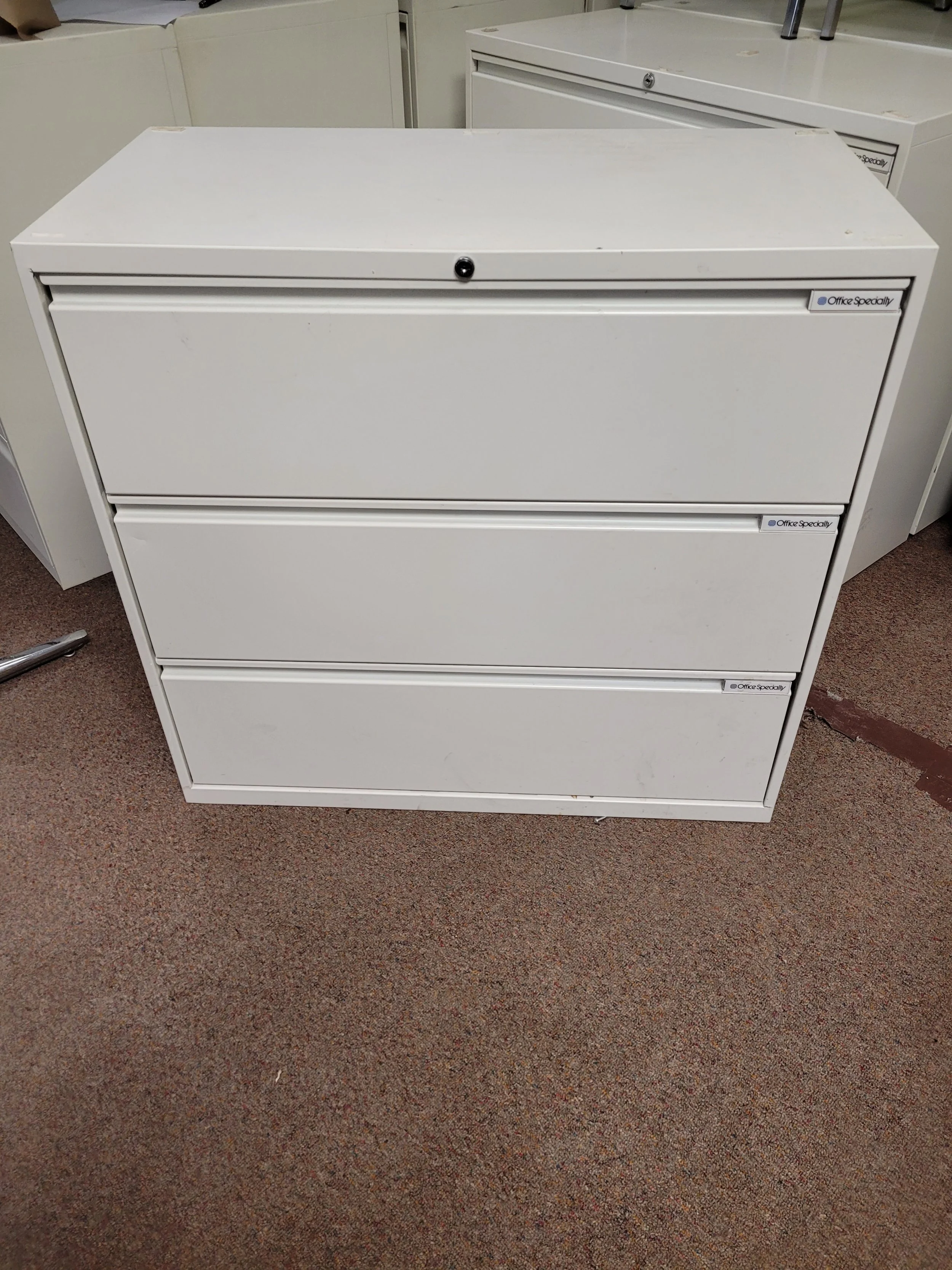 OFFICE SPEICALTY | 3 drawer lateral white