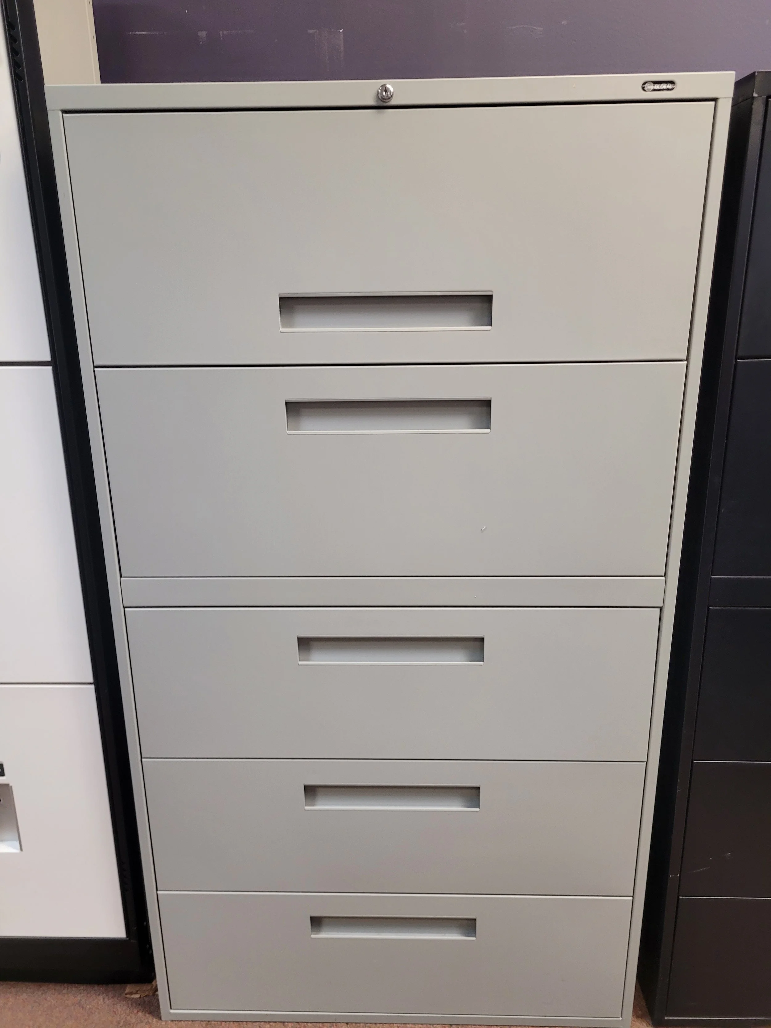 GLOBAL | 9300 Series Lateral Filing Cabinet - Grey