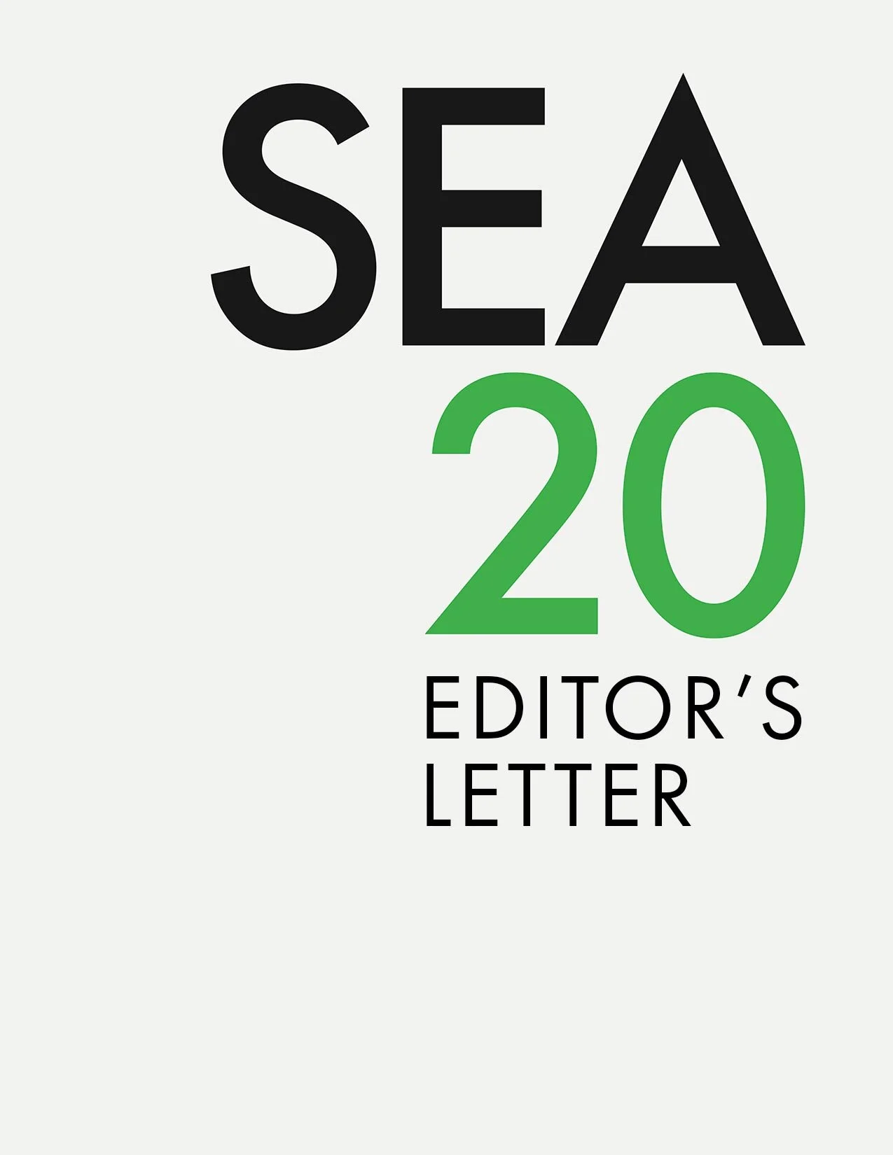Editor's Letter  |  The January Issue