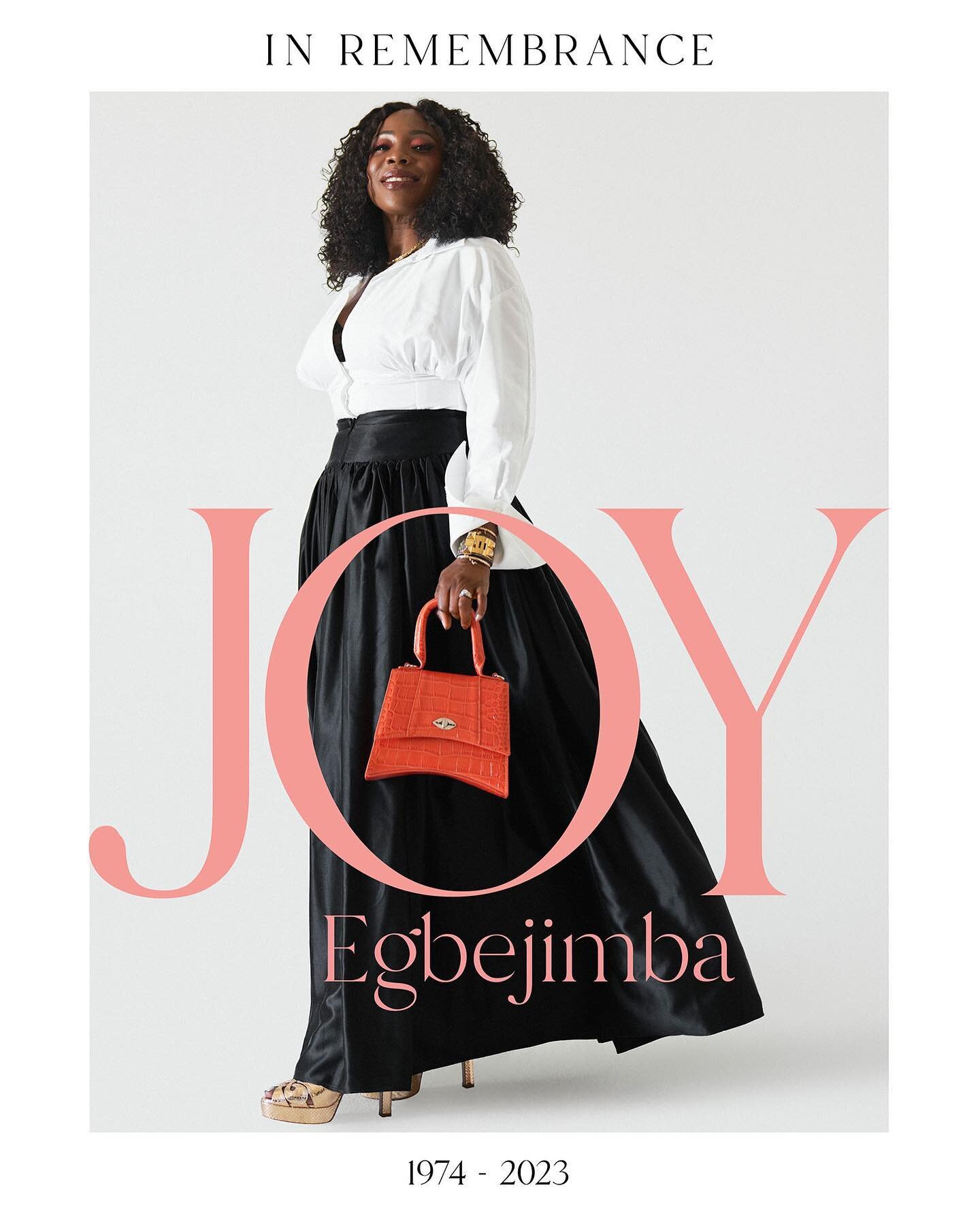 &quot;Joy Egbejimba was a friend to Seattle Fashion Collective.  More importantly, she was a visionary leader in every sense of the word.  And on a personal note, she was my friend and mentor offering advice when I was too young and foolish to know a