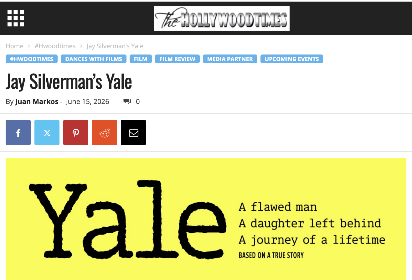 REVIEW: Hollywood Times "Yale is a Tender and Humanizing Story"