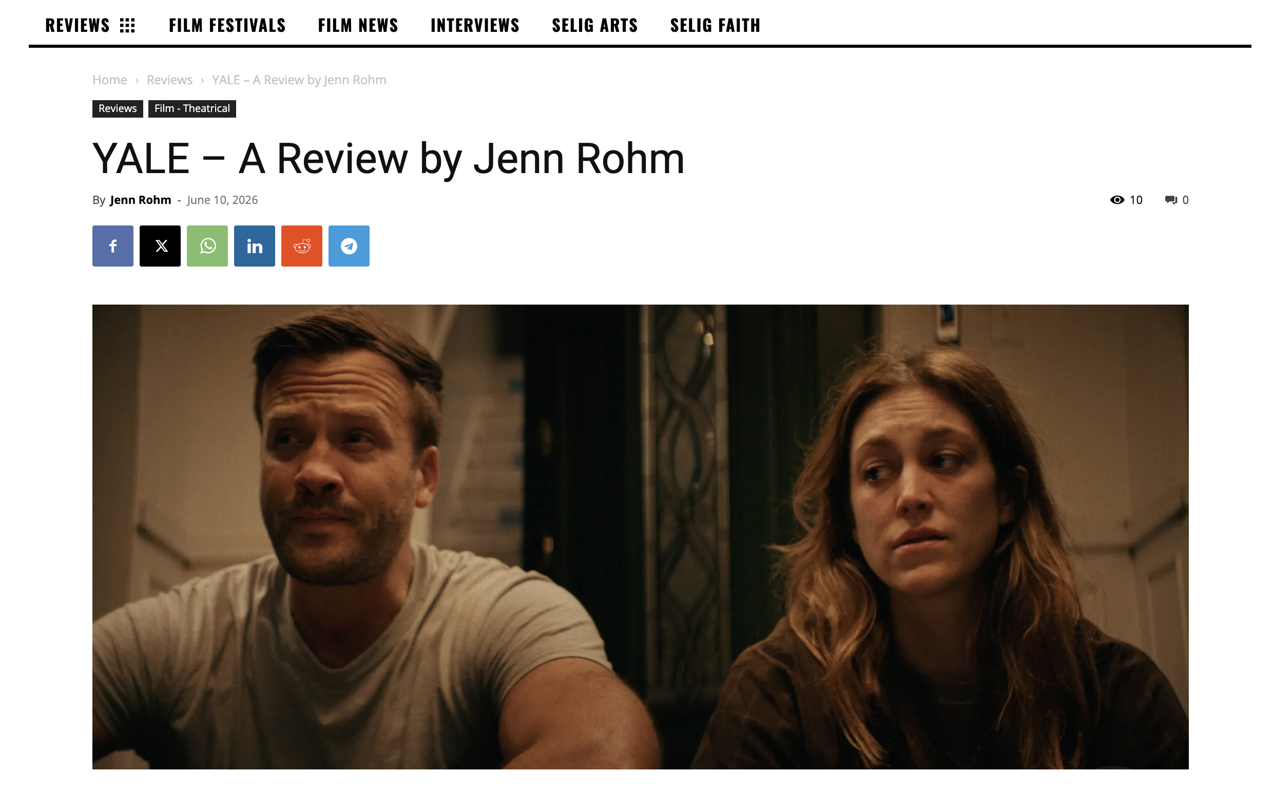 REVIEW: "Yale is Intimate and Emotionally Complex"
