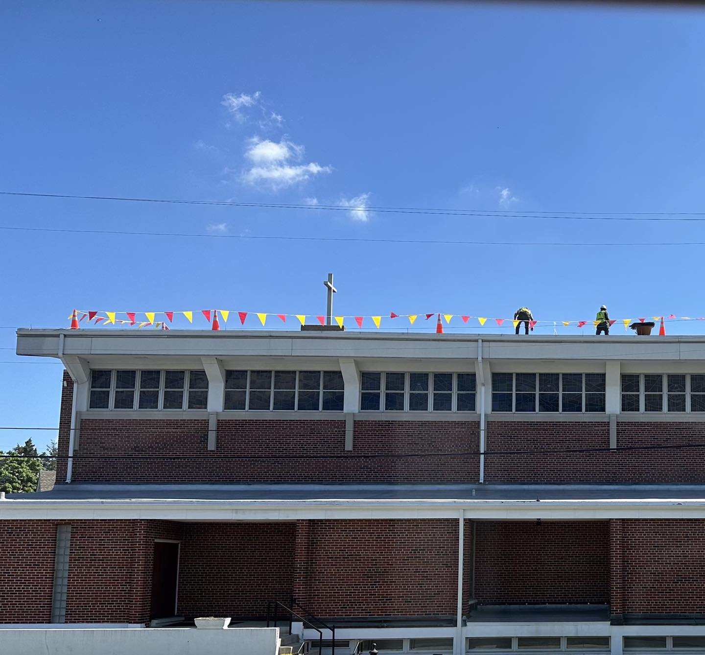 Church roof replacement underway&hellip; have you contributed yet to this essential repair for the upkeep of our building? See more details on how to give in our recent bulletin or call the parish office.