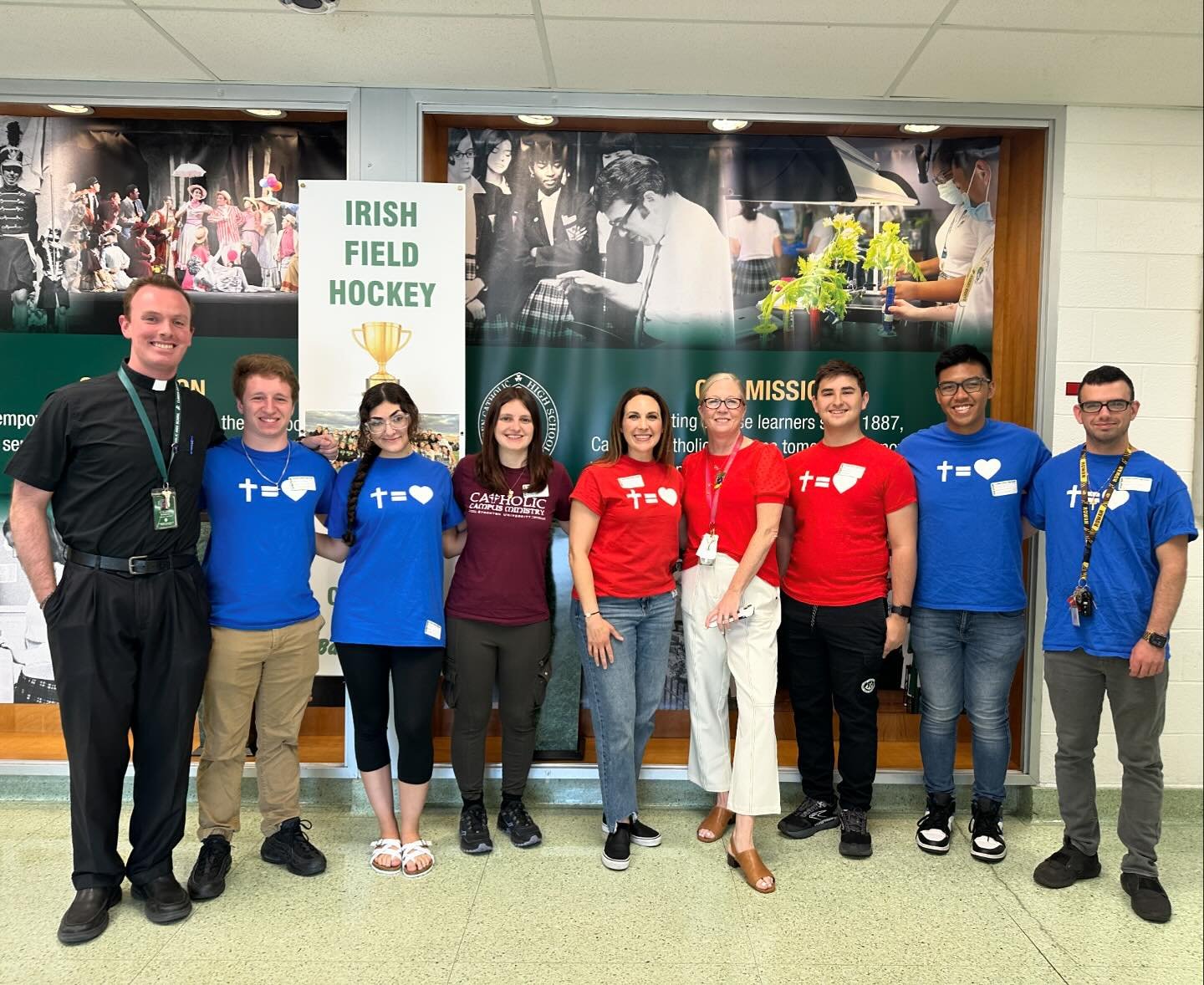 Another great day speaking at another @camdendiocese Catholic High School! Today Rowan Catholic Campus Ministry &amp; @stocktonnewmanclub spoke at @camdencatholic about our Newman Houses. Thank you to Mrs. LaRosa, Fr. Robbins and the teachers who wel